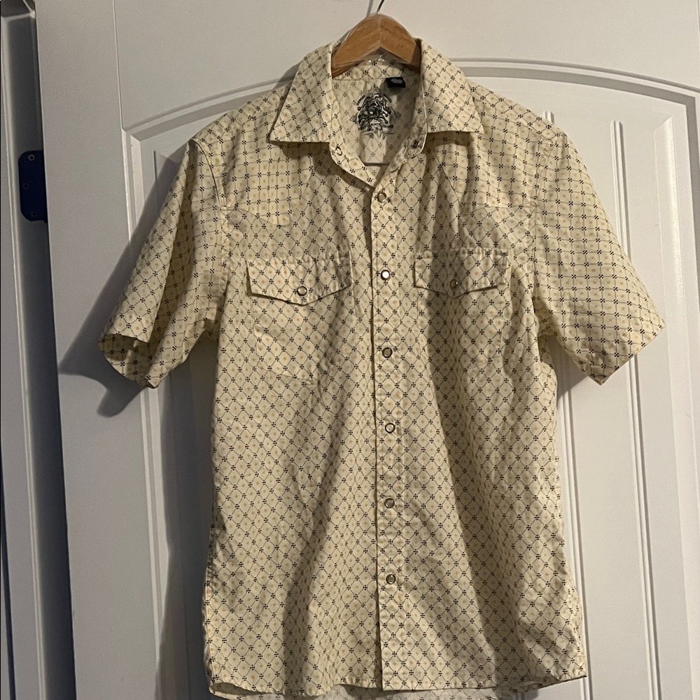 Counter Intelligence Pearl Snap Shirt Medium